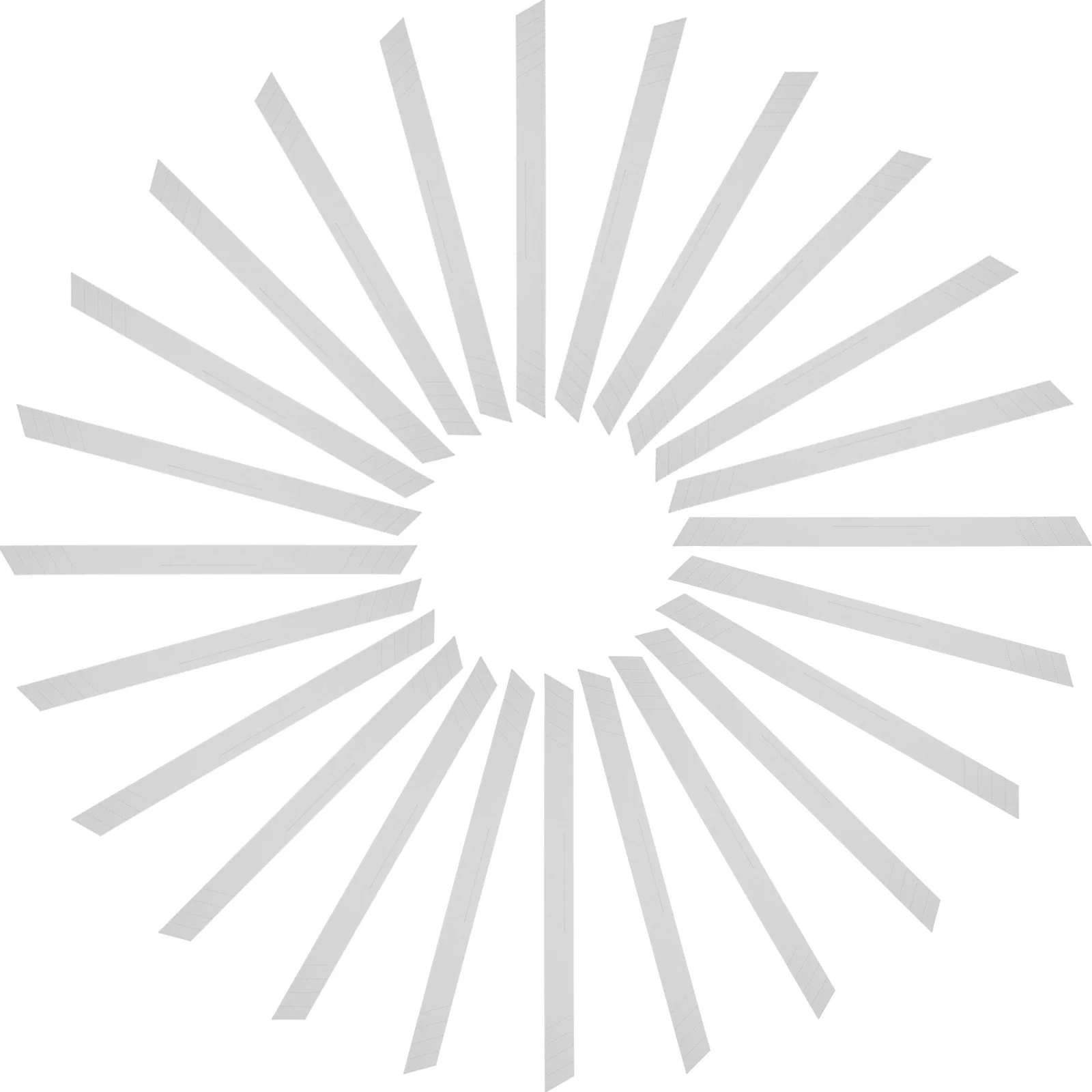 100Pcs White Paper Collar Stays Invisible Shirt Support Blouse Dress Collar Holder Inserts Men Professional Casual Style