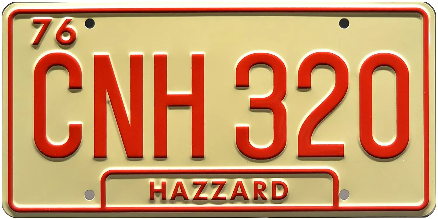 Celebrity Machines Dukes of Hazzard | Georgia CNH 320 | Metal  Metal Sign