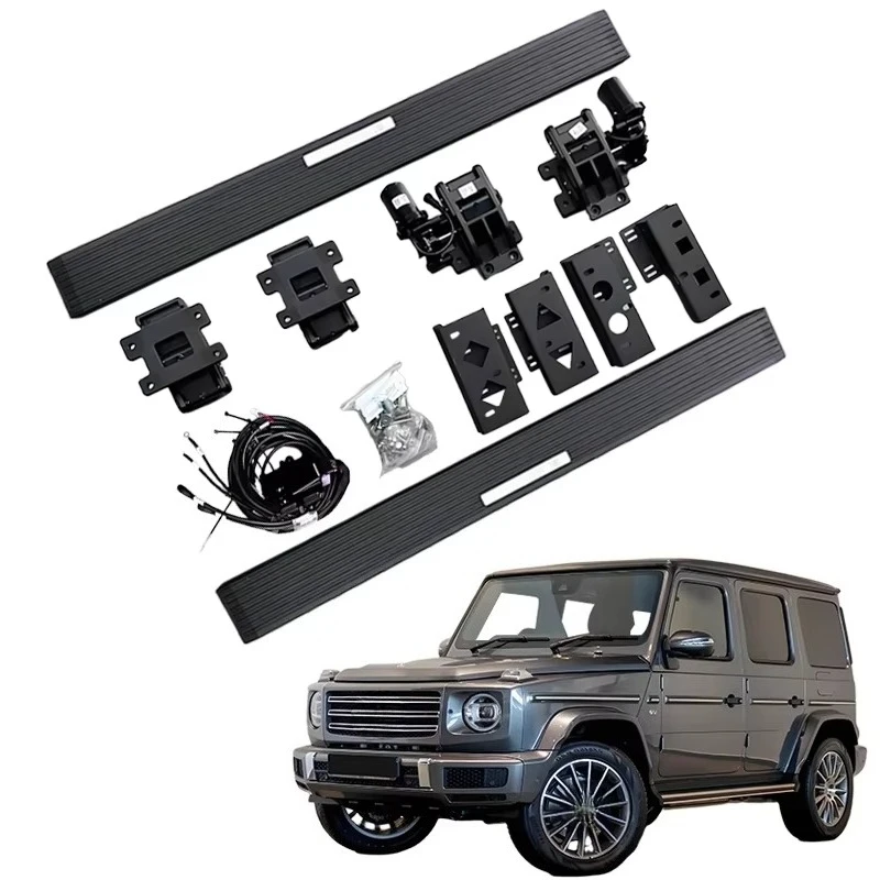 Strong Load-Bearing Capacity Aluminum Automatic Electric Power Side Step Running Board For Mercedes Benz G500 G63 G550 2019-2025