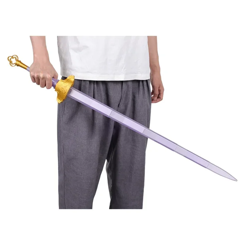 

KPOPs Охотники на демонов Косплей Руми Длинный меч Костюм Аксессуары Kawaii Длинный нож Фиолетовый меч Хэллоуин Ролевая игра Опора Подарок