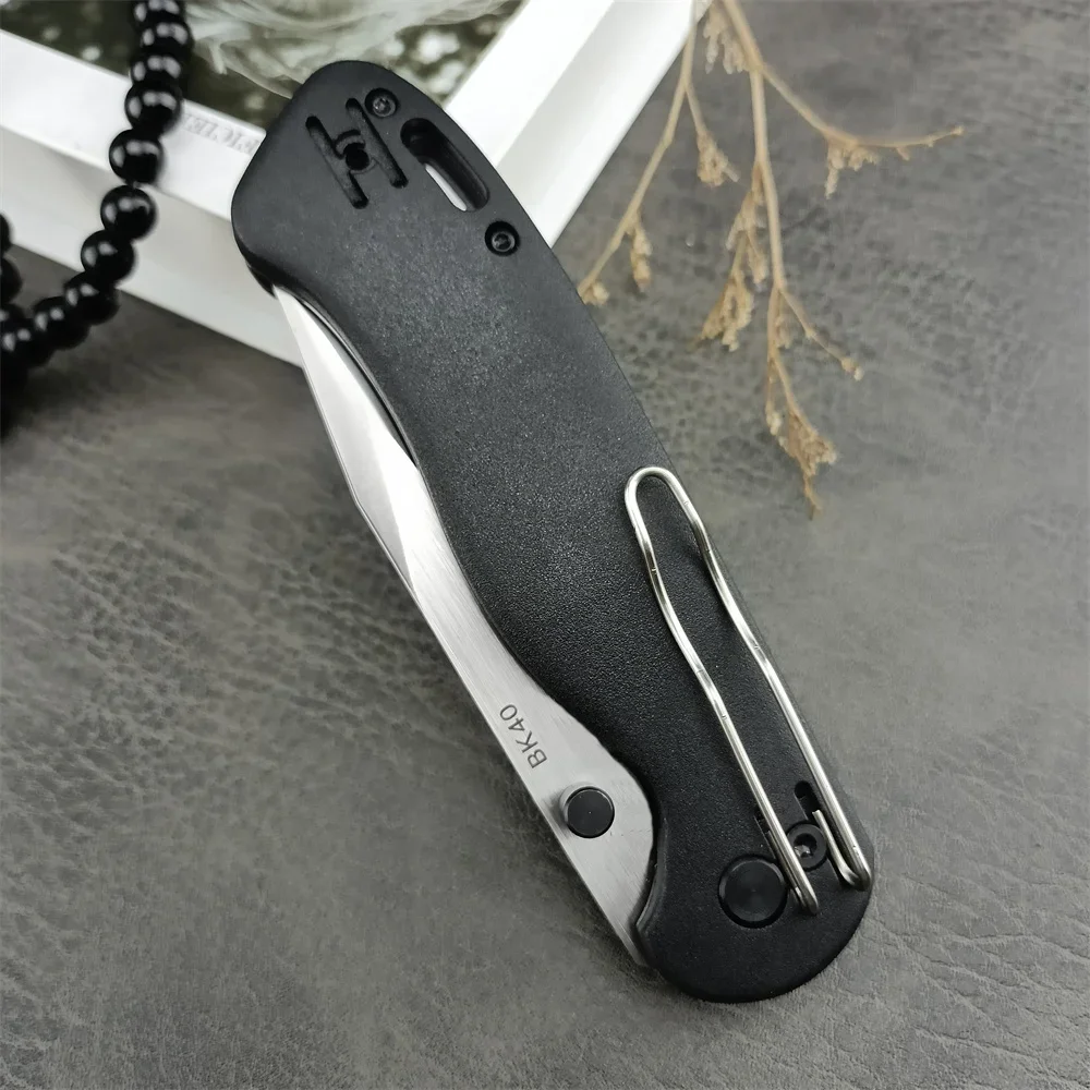 Folding Pocket Knife KB BK4 High Quality 440C Blade Nylon Fiber Handle Outdoor EDC Camping Hiking Hunting Survival Cutting Tool