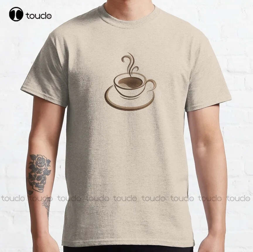 Cute Take It Away Coffee Designs Classic T-Shirt Women'S T-Shirts Tee T Shirts Digital Printing Harajuku Streetwear New Popular