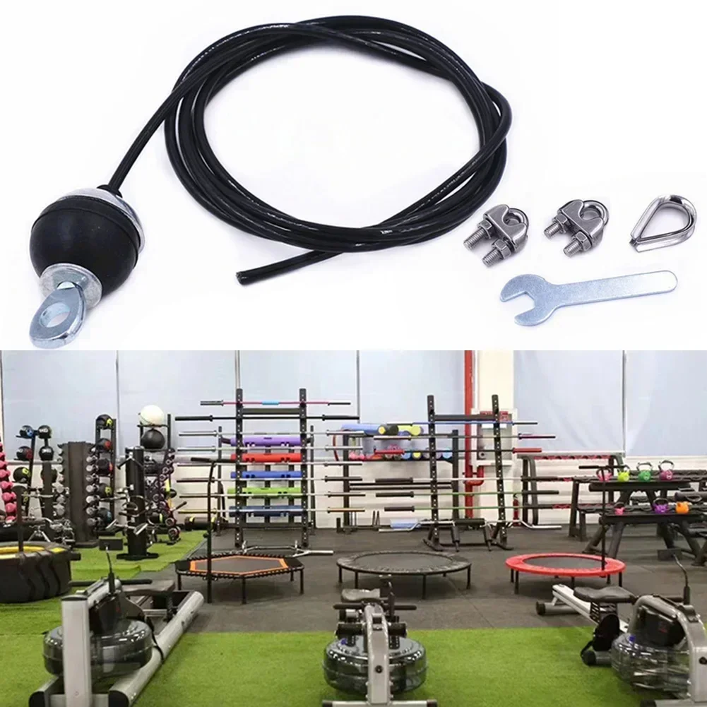 Gym Wire Rope Fitness Cable Pulley Machine System Heavy Duty Steel Rope For Home Gym LAT Pulldown Lift Load Workout Bodybuilding