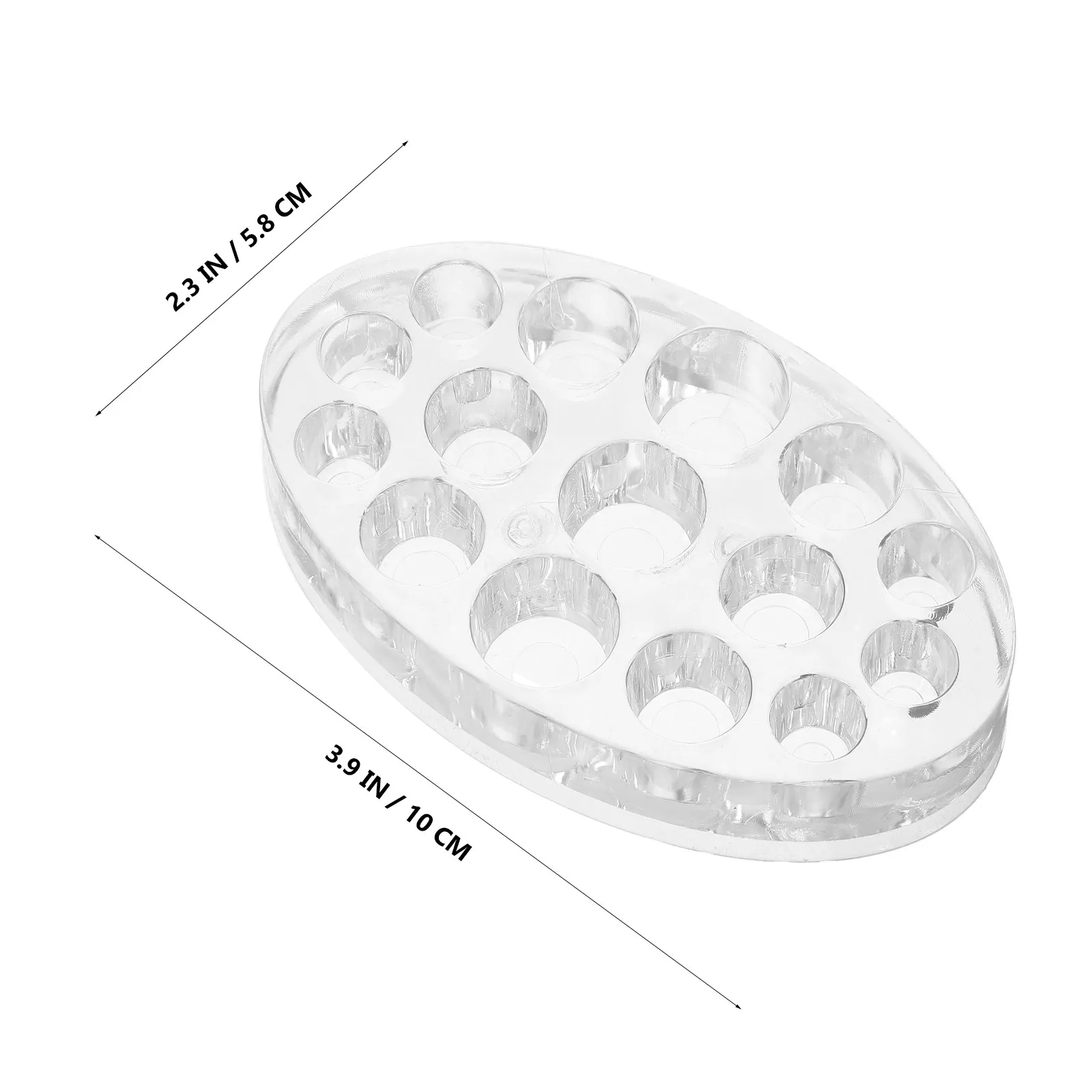 Ink Holder Pigment Tray Oval Plastic Ink Container Rack Organizer Tattooing Pigment Holder Display Racks
