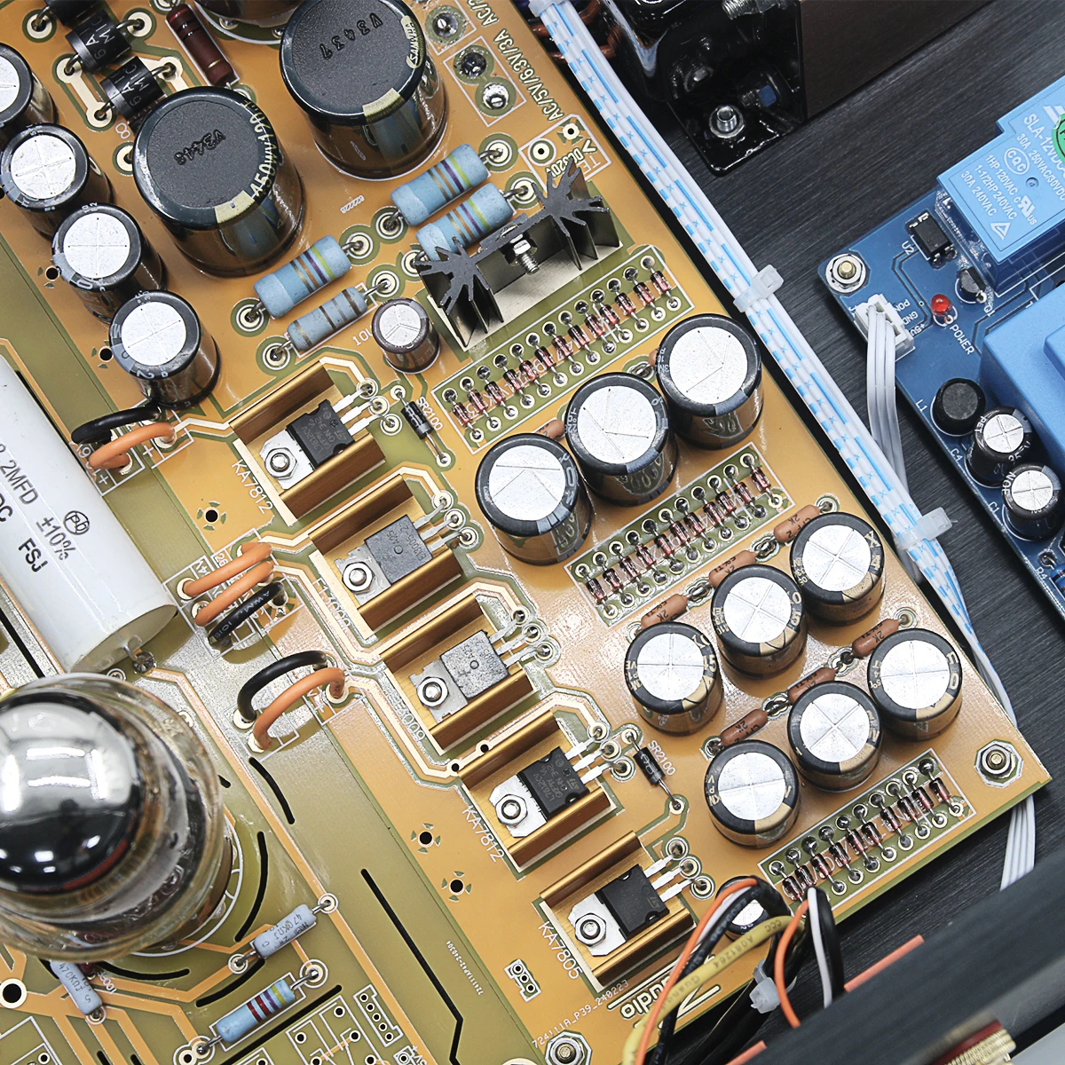 HiFi Cary AE1 Stereo 6SN7 + 5Y3 Röhrenvorverstärker Fernrelais 1024 Schritte Verstärker Home Audio Vorverstärker – Detail 2