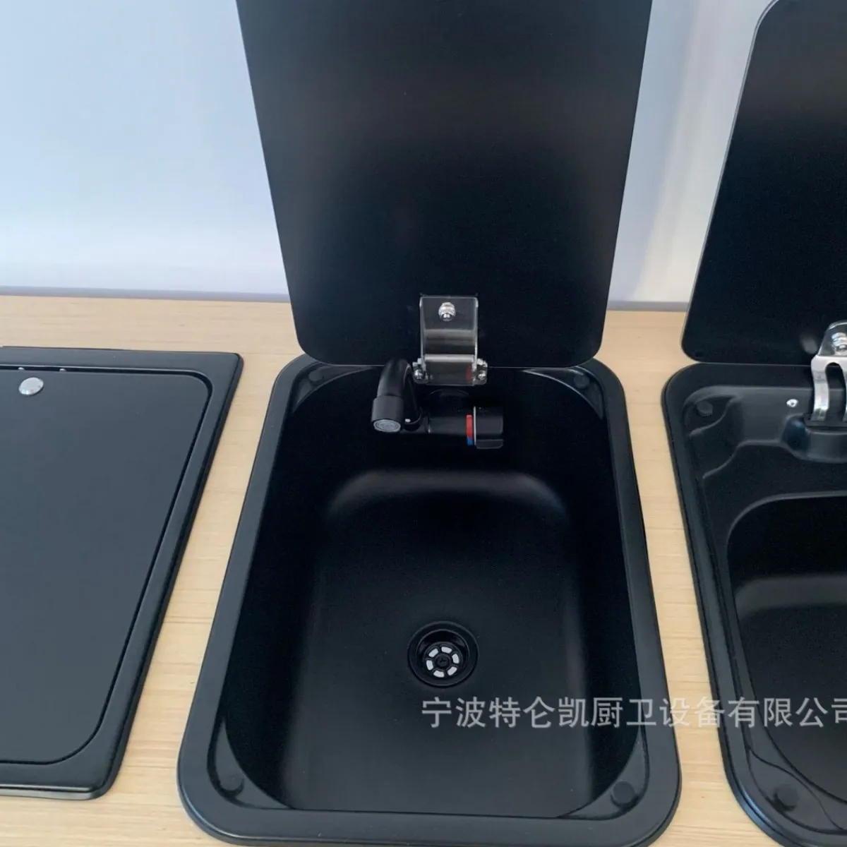 

Premium Stainless Steel RV Sink DIY Covered Basin for RV Upgrades