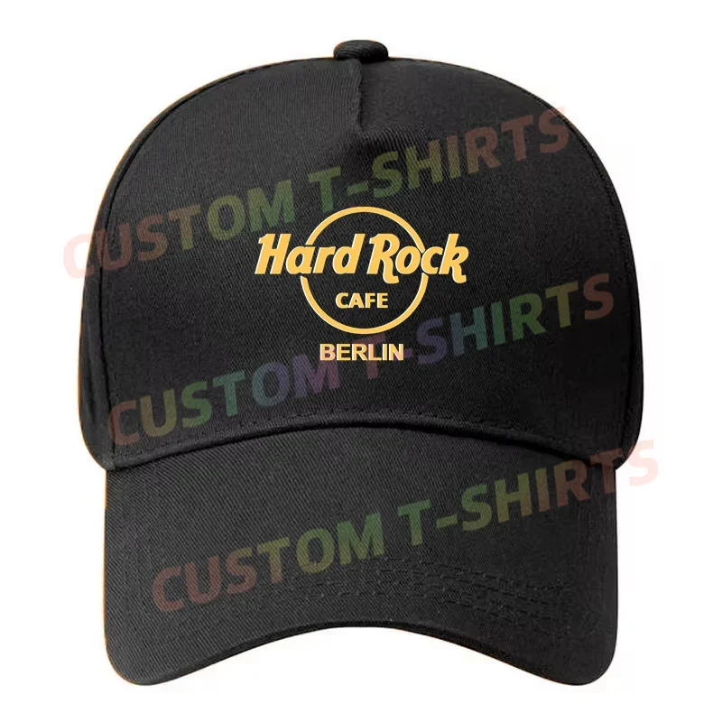 Black Cap Hard Rock Cafe Berlin Baseball Cap Snapback Caps Casquette Hats Fitted Casual Gorras Hip Hop Dad Hats Unisex