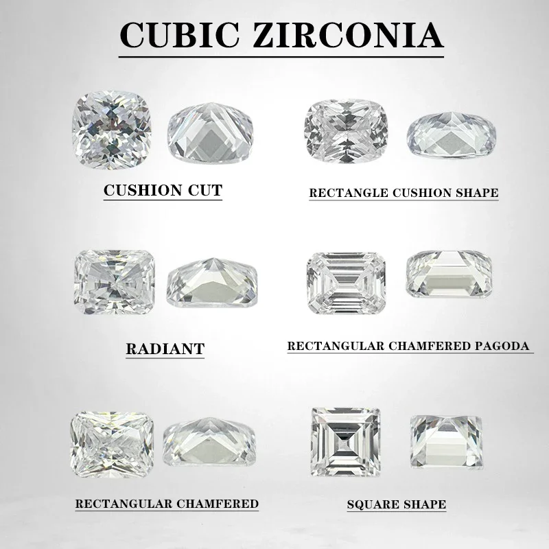 

Wholesale Prices Cubic Zirconia D color Multiple shapes Combination link Charms Beads for Jewelry Making No Certificat