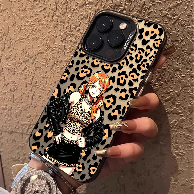 Nami Robin Leopard Print Case for Samsung Galaxy A26 A36 A56 A25 A35 A55 A34 A54 A13 A33 A53 5G A06 A16 A15 A14 A23 A52 A52S A31