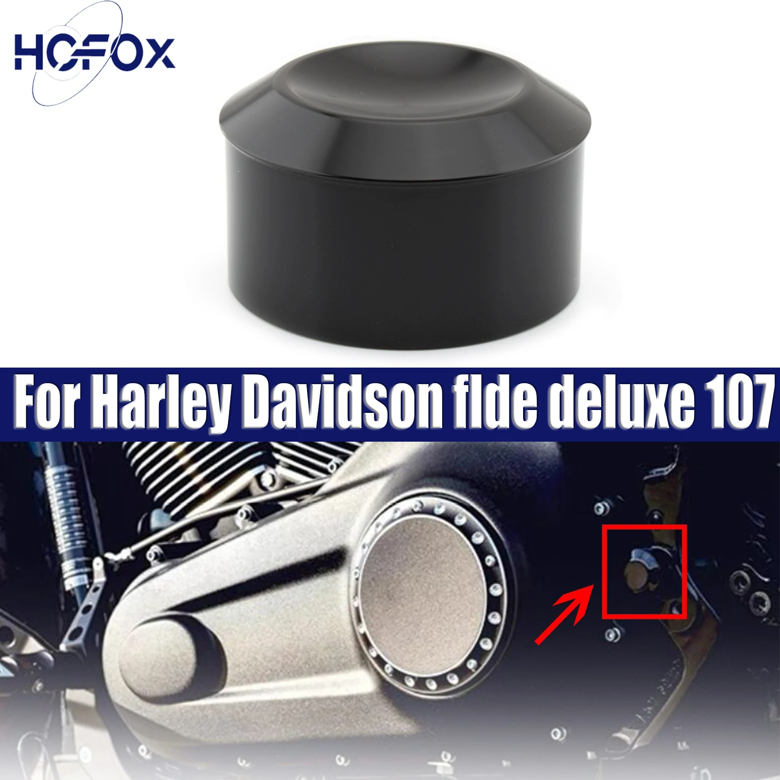 

Motorcycle Frame Hole Cover Fairing Guard Aluminum Decoration Frame Plugs Cap For Harley Davidson flde deluxe 107 2018-2023