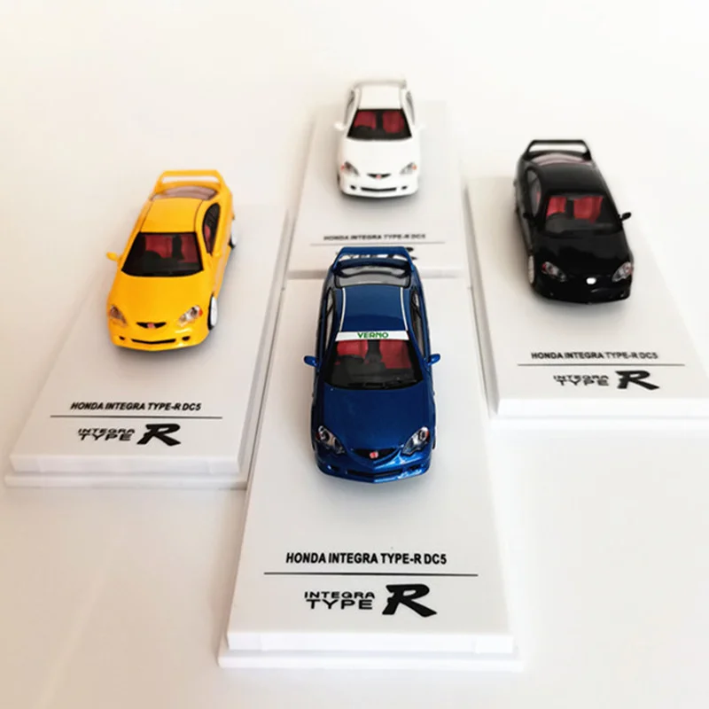 Pressofuso Originale Scala 1:64 In Lega Honda Integra Type-R DC5 Mini Auto Giocattolo Simulazione Modello Classico Hobby e Da Collezione Souvenir