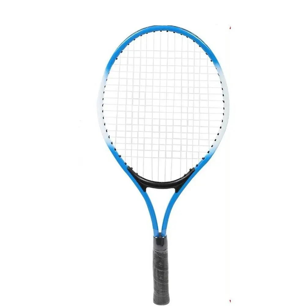 

Single Tennis Racket Set for Kids Portable Lightweight Tennis Trainer Rebound Shock Absorbing 23inch Sports Game Toys