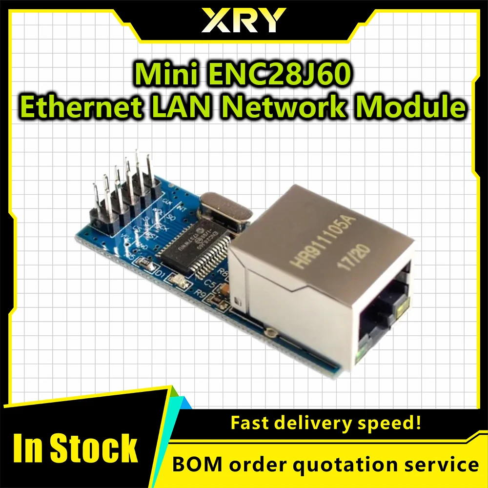 ENC28J60 Ethernet LAN Network Module SPI Port For Arduino 51LPC AVR ARM PIC for arduino