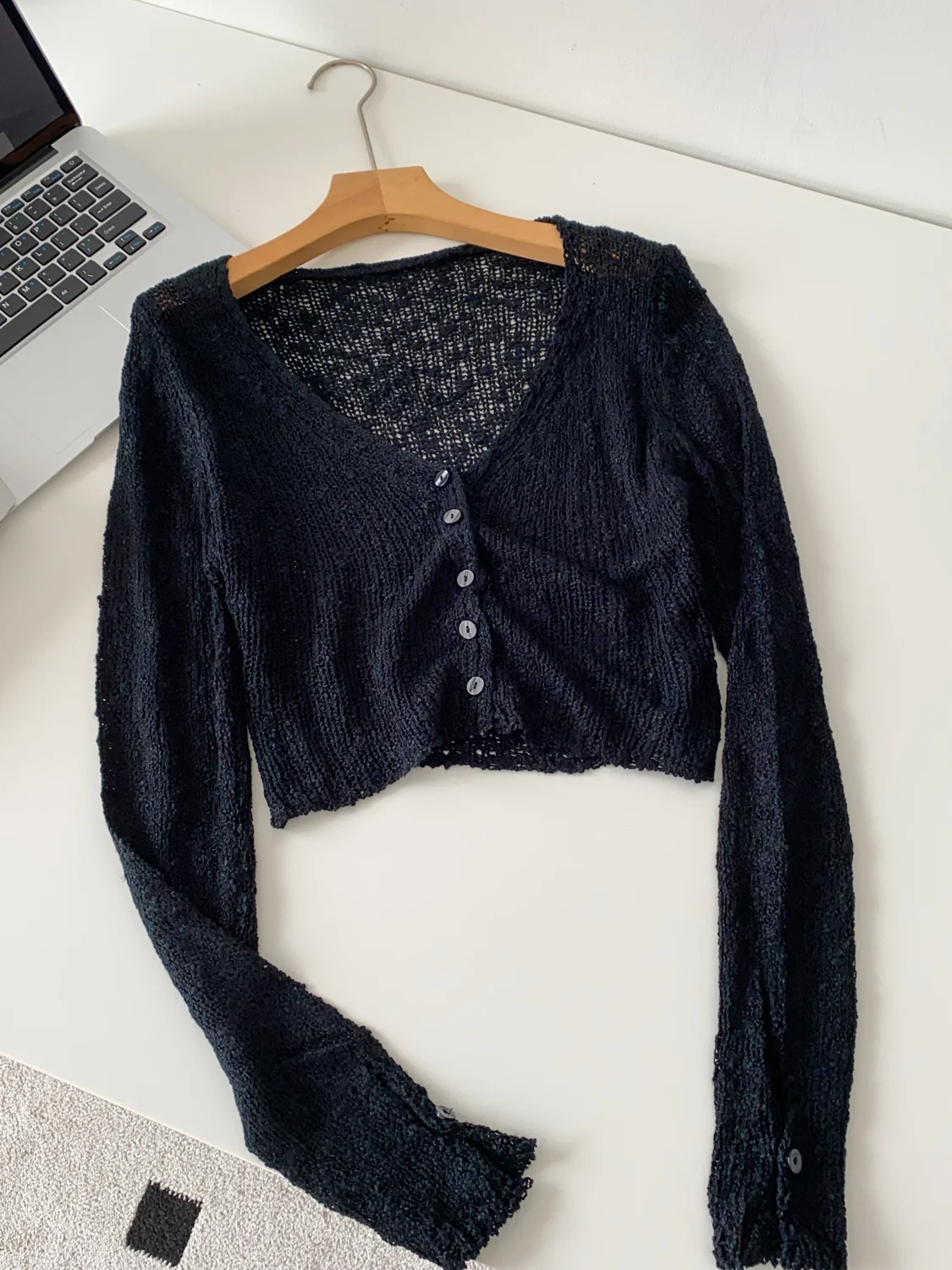 Koreaanse Sle Anti-Aging Lange Sve Wrap Dames ort V-Ne Gebreide Jaet Herfst Zachte Wind Personali Casual Pendelen Sle