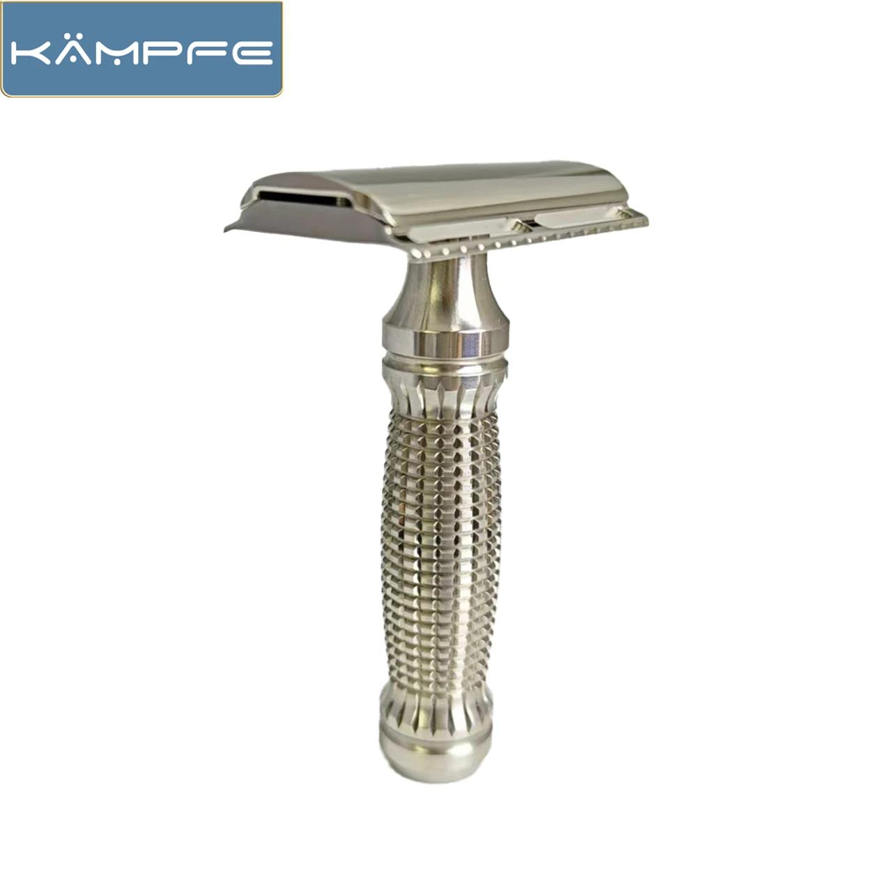 

KAMPFE Stainless Steel Double-Edged Safety Razor CNC Milling Men's Travel-Friendly Manual Shaver Grooming Gift