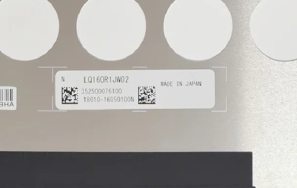 

LQ160R1JW02 16.0'' Laptop LCD Screen Display Panel Matrix 2560X1600 Non-touch