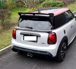 FOR MINI F56 COOPER/S/JCW Rear Trunk Middle Spoiler Rear Trunk Boot CARBON FIBER GLASS TRUNK SPOILER