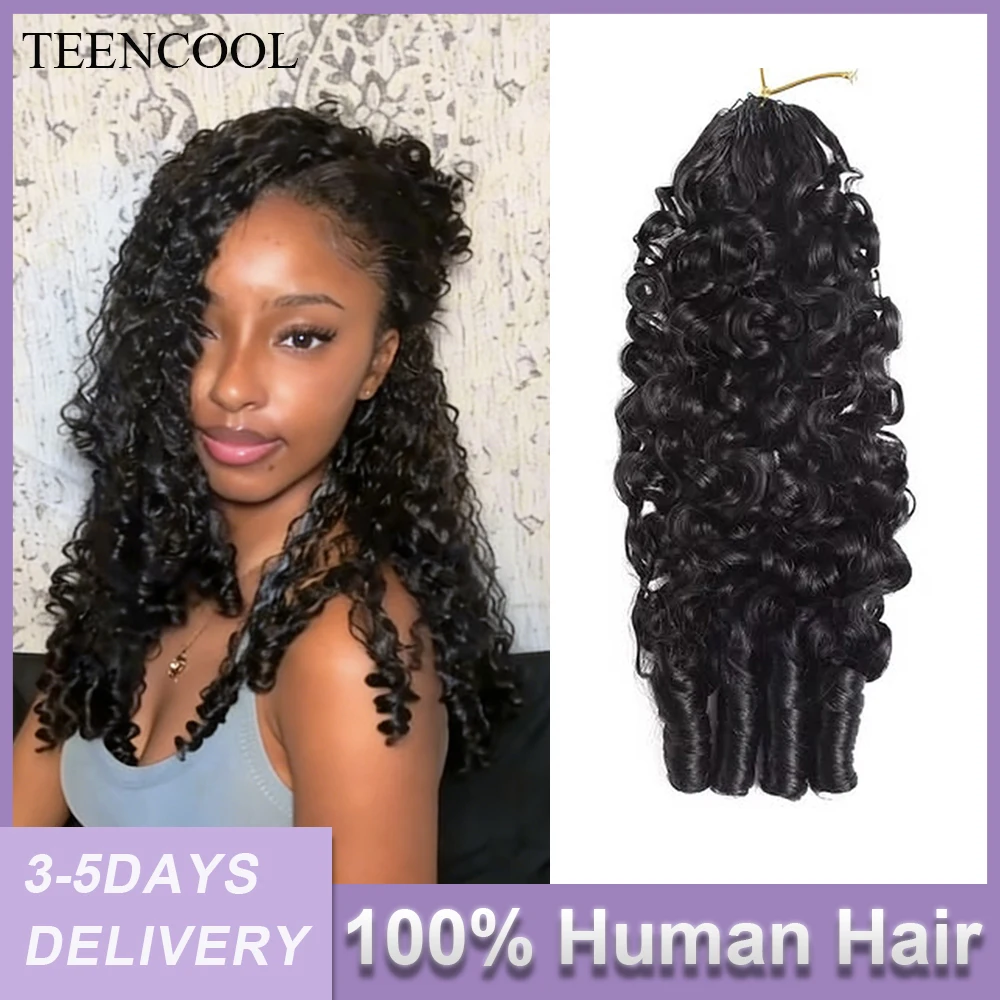 

Наращивание волос Kinky Straight 12A: бирманские кудрявые пряди для плетения крючком, предварительно разделенные, без узлов, 100% натуральные человеческие волосы, парик Kinky Curly