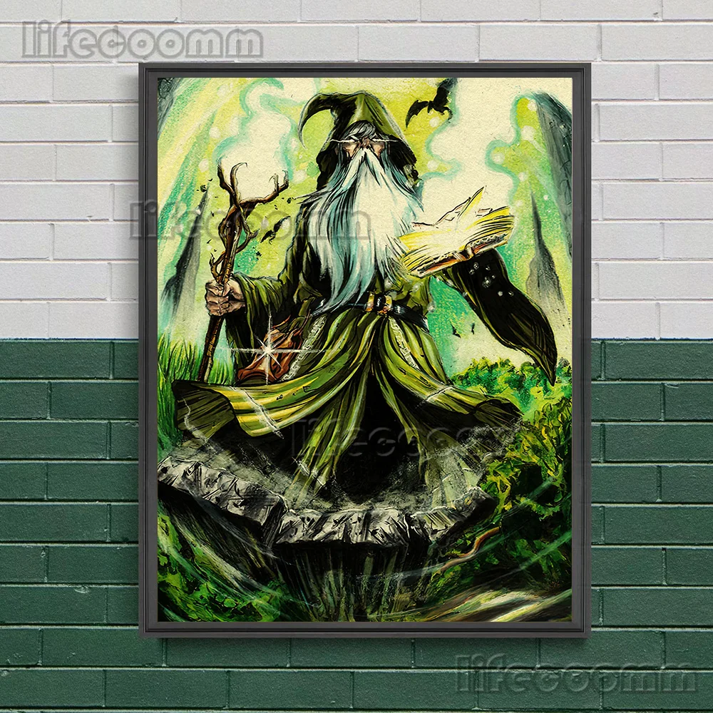 Grim Reaper,Succubus,Witches And Natural Elementals Vintage Wall Art Witchcraft And Magic Element Art Poster And Print Decor