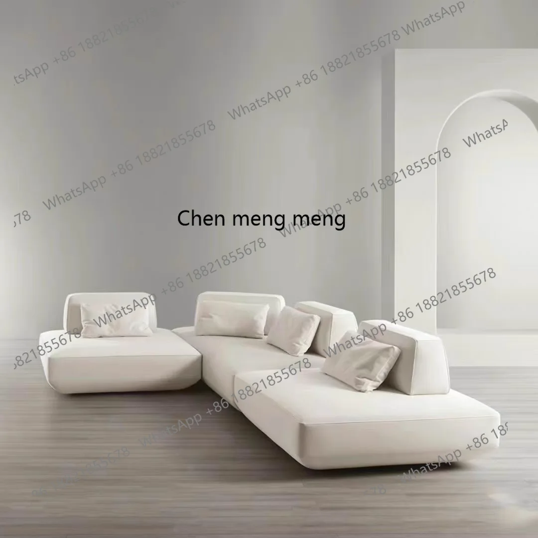 

Double-sided sofa free combination module horizontal hall cream wind designer back to back movable
