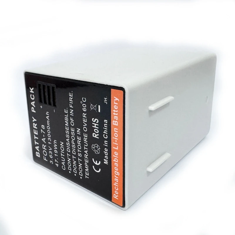 New 3.63V 13000mAh Rechargeable Battery for Arlo A-7a Pro 3 XL Pro 4 XL Monitoring Camera Battery Floodlight Cameras Bateria