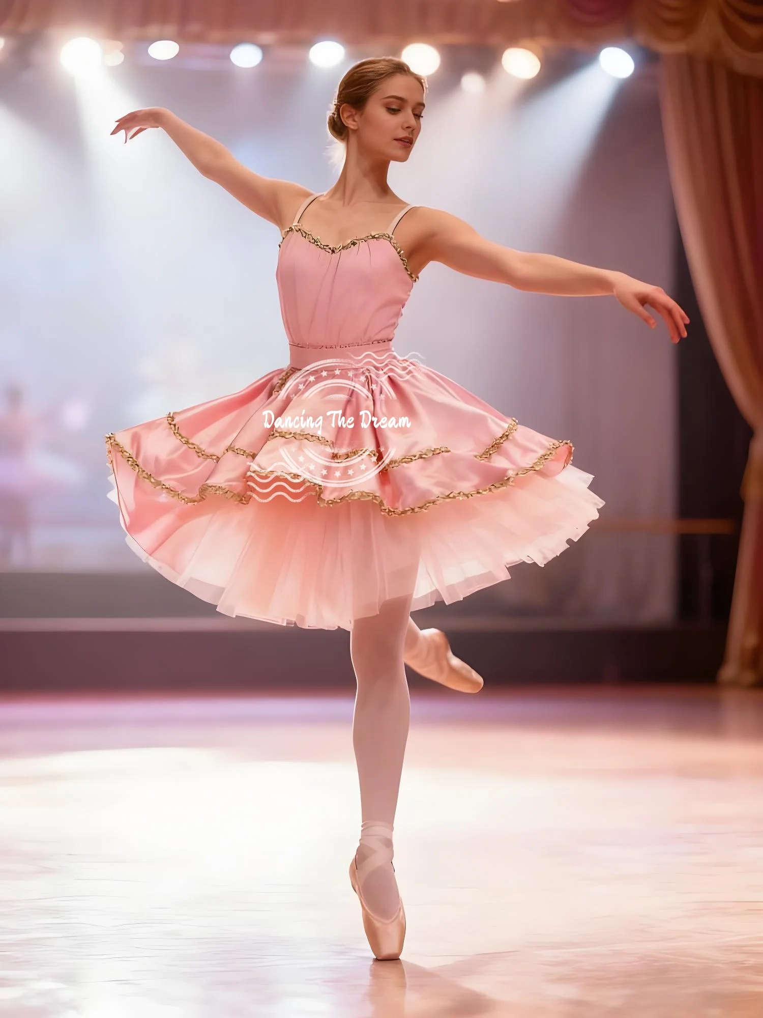 

Romantic Tutu Ballet Costume Professional Ballet Dress Tulle Ballet Skirt For Girls And Women