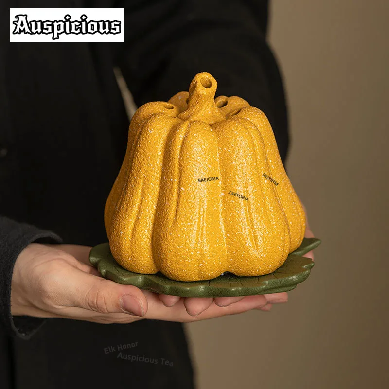 Bionic Pumpkin Incense Holder Incense Waterfall Incense Burners Mosquito Coil Holder Meditation Censer Indoor Supplies Craft