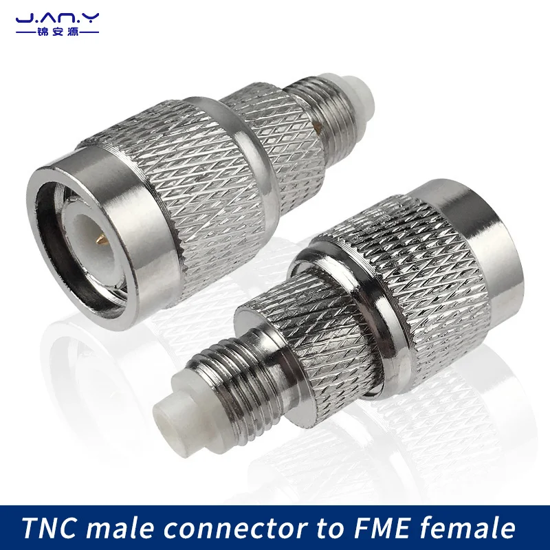 Pure copper TNC-JK to FME-JK adapter antenna intercom car station adapter RF coaxial signal connector L12 revolution FME female