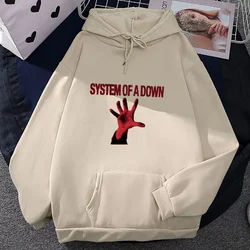 System ofA Down Hoody Men Vintage Sweatshirt Heavy Mental Band Clothes Street Sweatwear Autumn/winter Fleece Casual Hoodie