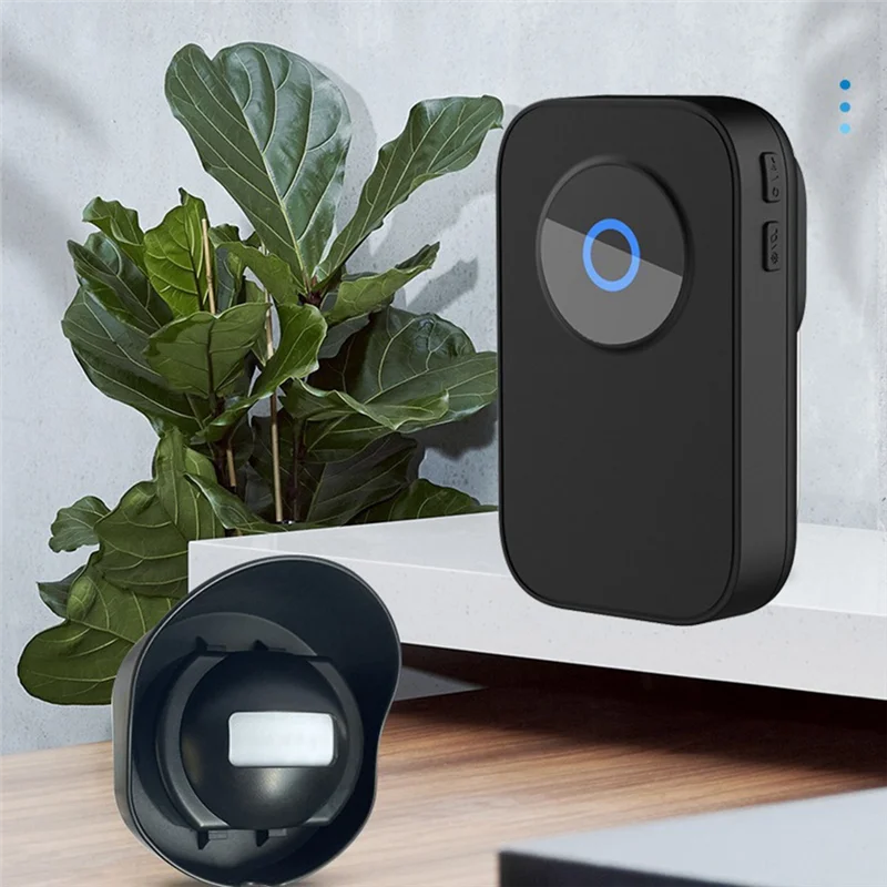 Y19A Wireless Waterproof Doorbell Two-To-One Human Body Infrared Induction Doorbell Store Reminder Welcome Device US-Plug Durabl