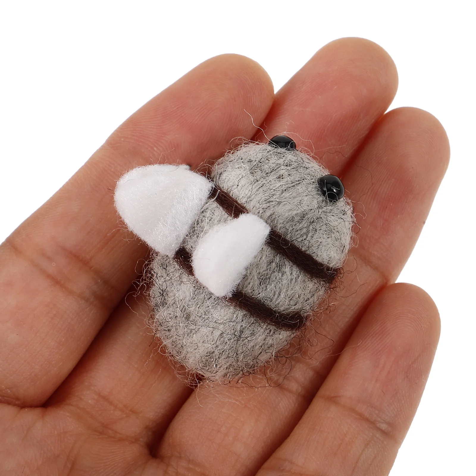 

10pcs Mini Felt Bee Crafts Small Diy Accessories Cute Bee Ornament Bright Color For Clothes Hat Scrapbooking Craft Supplies