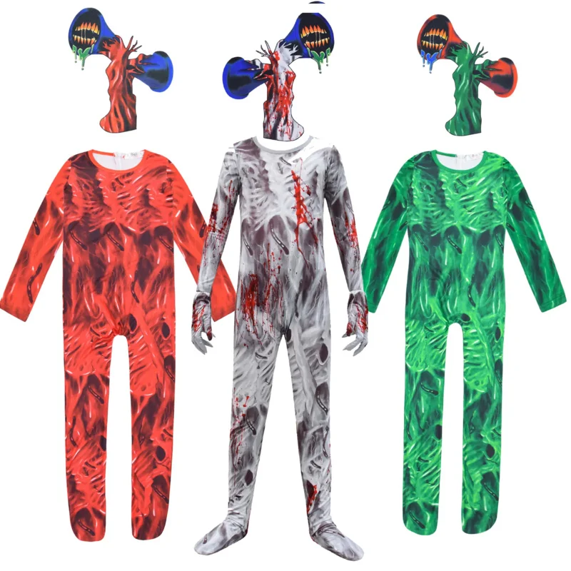 2022 kids horror game siren head Halloween cosplay costume Boys Girls anime party bodysuits Carnival fancy dress jumpsuits