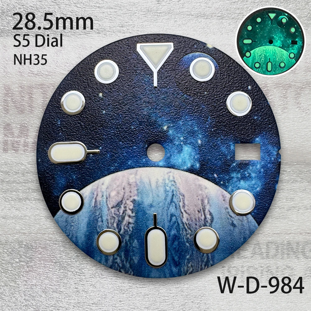 28.5mm スターリットS5ダイアル NH35/NH36/ - Stones Watches & Jewelry In Sweden Ab のレビューと価格