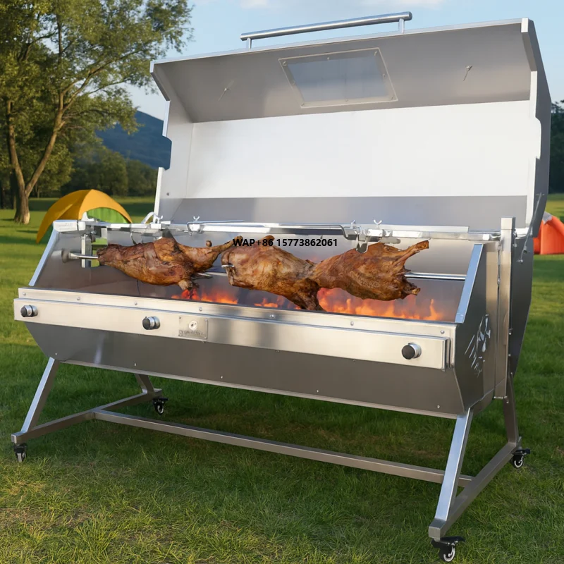 

Propane Natural Gas Outdoor Kitchen Bbq Griddle Gas Rotisserie Roaster Grill