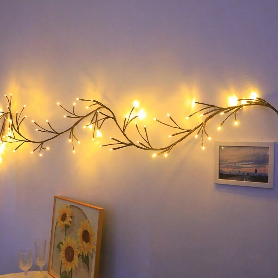 LED-Birkenbaum-Licht, biegsame Weidenreben-Lichter, Innenatmosphäre, Dekor, Camped, Party, Geburtstag, Weihnachten, Festival, perfektes Geschenk – Detail 3