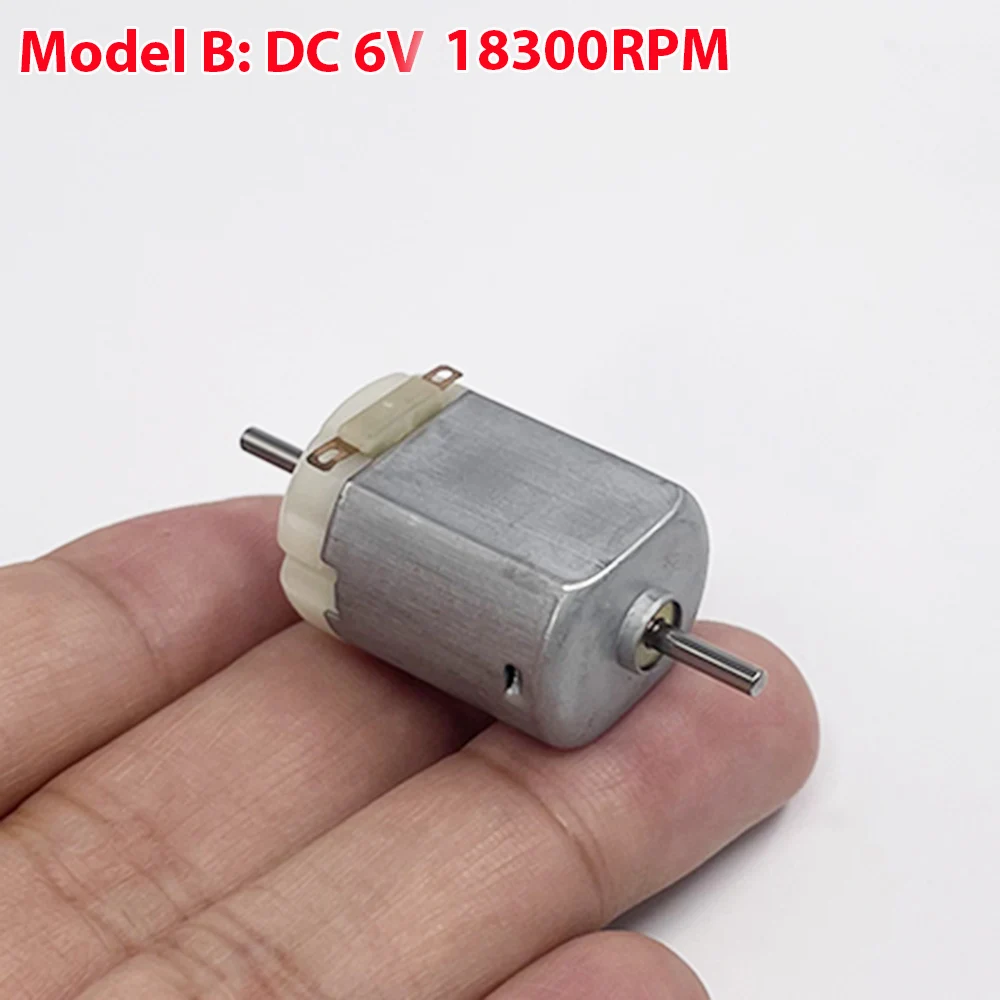 FC-130SA Mini 130 Dual Shaft Motor DC 3V 3.7V 5V 6V 9V 12V High Speed Micro 20mm Electric Motor DIY Hobby Toy Car Boat Train view 4
