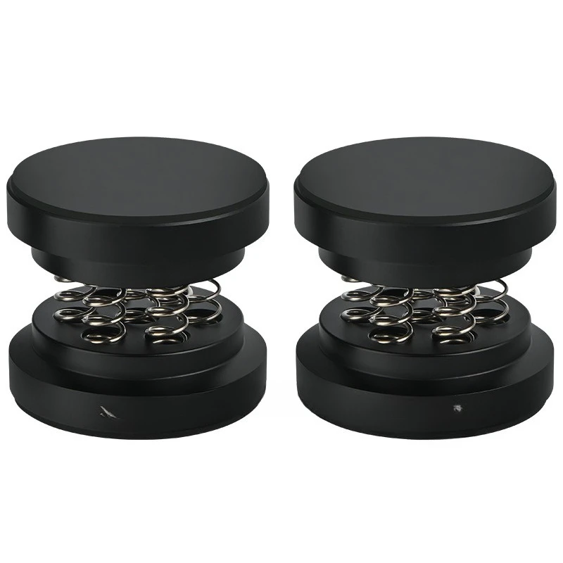 Aluminum alloy shock absorber foot pad, audio power amplifier, speaker, silicone spring shock absorber foot nail tripod