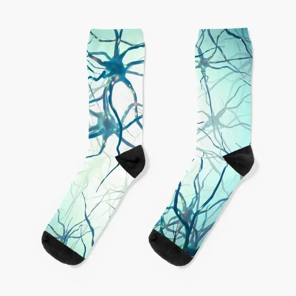 

Neural network Socks snow christmas gift Men's Men Socks Luxury Brand Women's