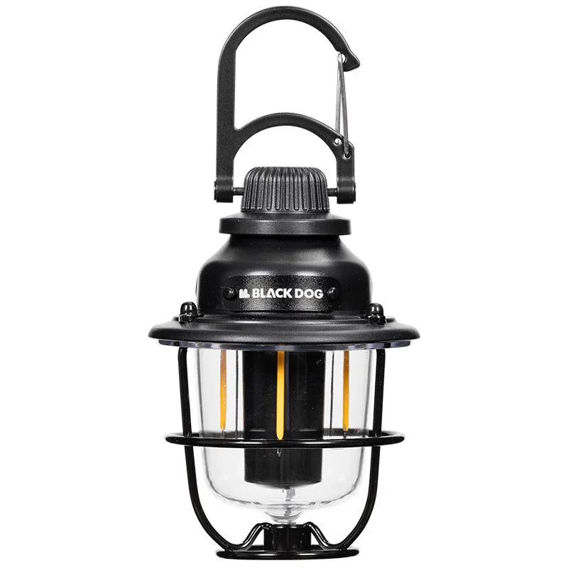 Black Dog Outdoor Vintage Camping Lights Extra Long Life Lighting Tent Lights Multi-function Emergency Lights Ambient Lights