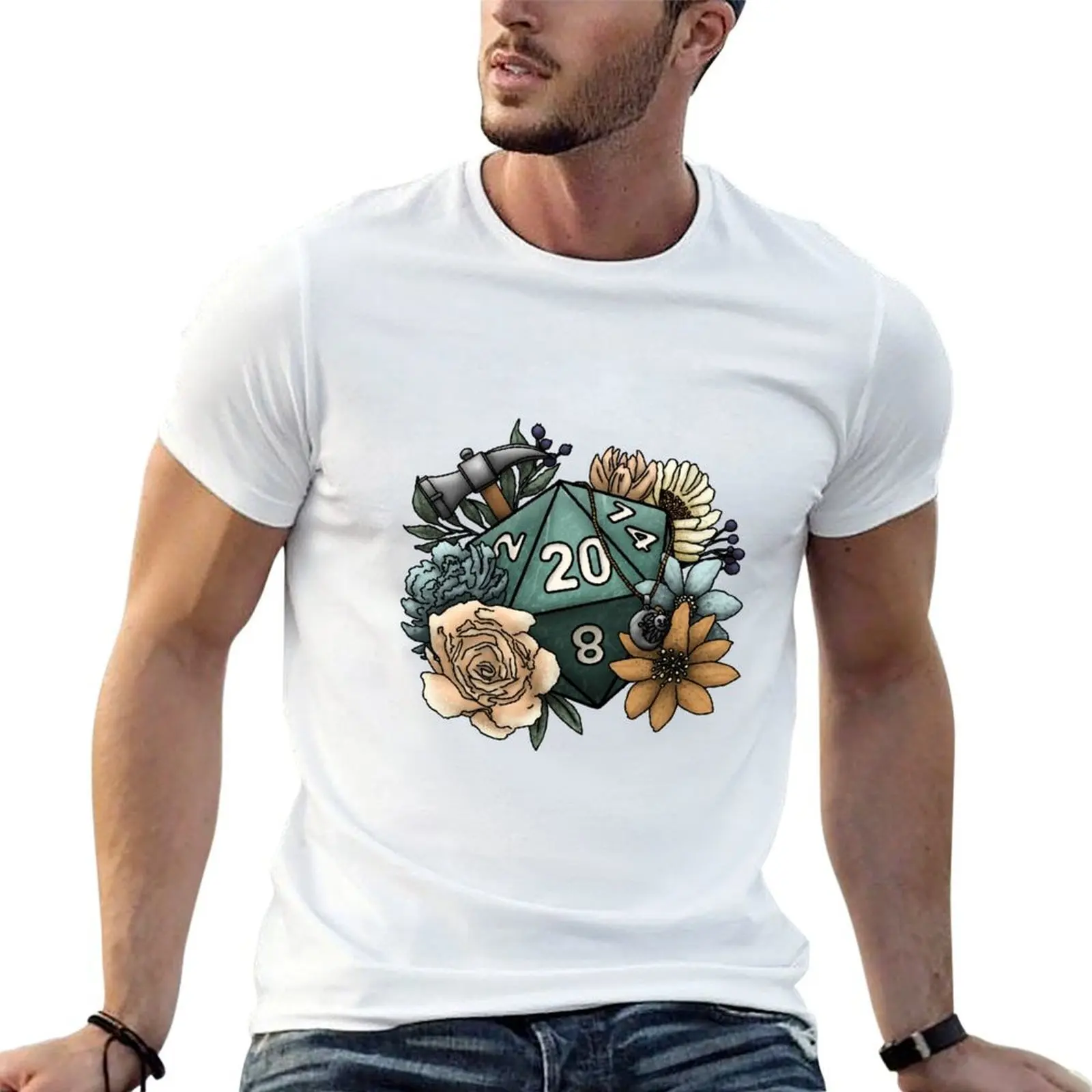

Cleric Class D20 - Tabletop Gaming Dice T-Shirt t shirt man luxury essential t shirt T-Shirt