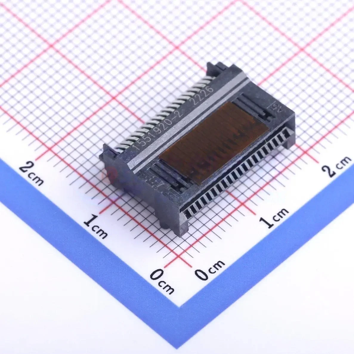 

1551920-2 Te Оригинальный разъем оптического модуля с шагом 0,8 мм Zqsfp+, скорость передачи данных (максимум), 56 Гбит/с, 38P