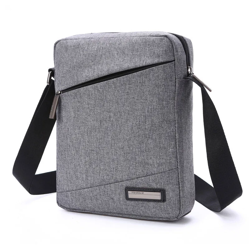 Brand Fashion Casual Men Shoulder Bags Male Daily Square Satchel Travel High Quality Crossbody Bags for Boy image 2