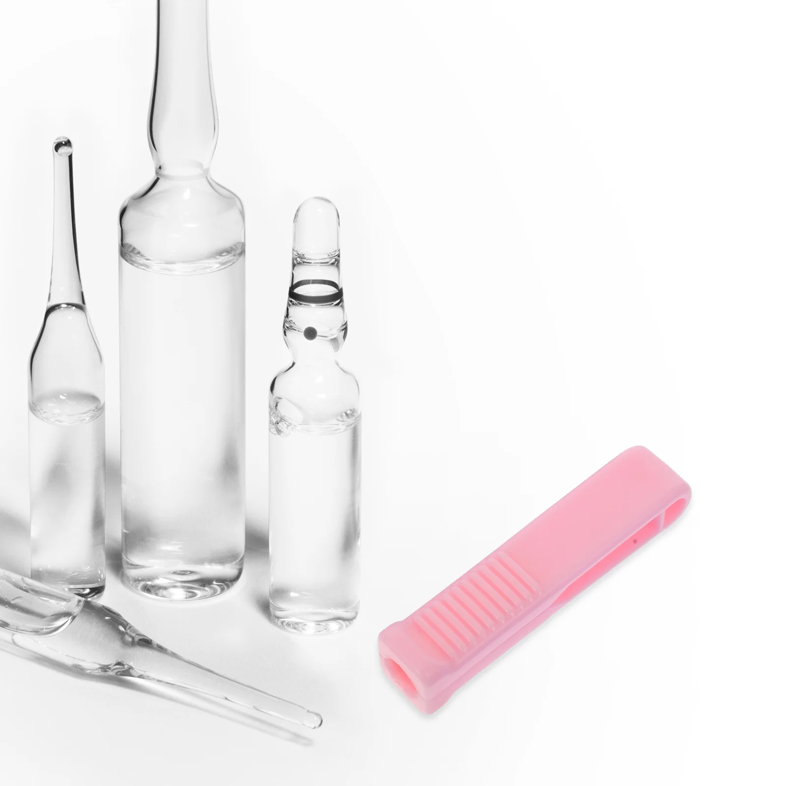 

10Pcs Small Vial Opener Nonslip Handle Sturdy PP Material Efficient Press-Type Mechanism for Safe Ampoule Opening Nursing