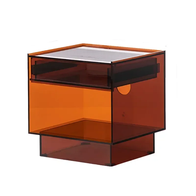 

Акриловый узкий роскошный консольный столик для прихожей, европейский прикроватный угловой столик, тумба для лобби, прикроватная тумбочка, мебель для входной зоны YX50CT