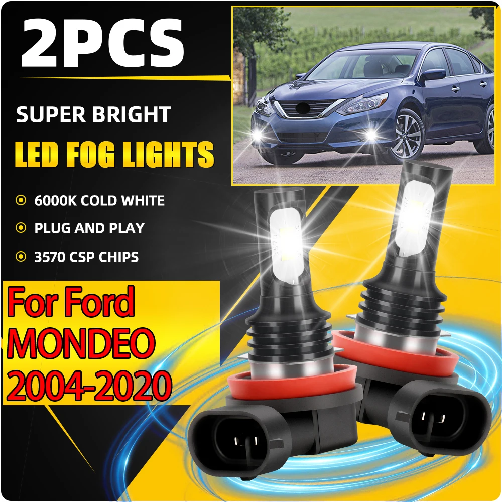 

3570 CSP Chips H11 Передние противотуманные фары 20000LM Автоматические противотуманные фары высокой мощности 90 Вт для Ford MONDEO 2004 2005 2006 2007 2008 2009-2020