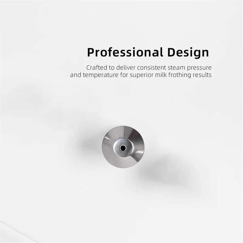 Compatible with for Steam Wand Tip Stainless Steel Coffee Steam Nozzle Single-Hole Tip Milk Foam Spout