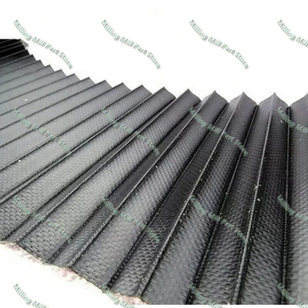 Machine de gravure CNC flexible de fraisage de taille personnalisée, couvercle de soufflet accordéon plat de protection, pièces de moulin à outils, 130mm-300mm