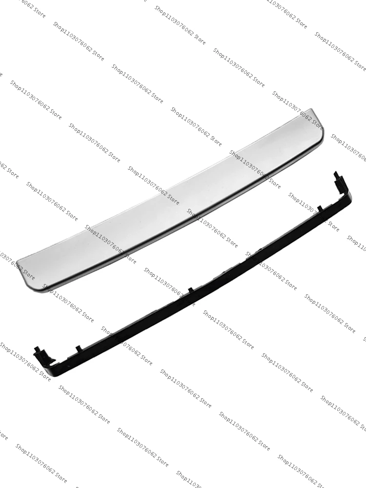 For Audi A6 C7 2012-2018 Car Front Ashtray Cover Bright Strip Central Control Push-pull Electroplating Decorative Strip