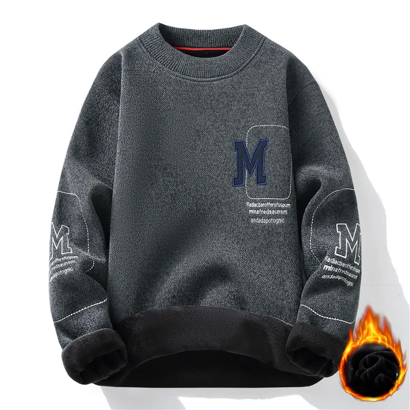 Maglione lavorato a maglia casual da uomo Streetwear Pullover Primavera Autunno Moda Hombre Uomo Streetwear Felpa Abbigliamento uomo Tinta unita