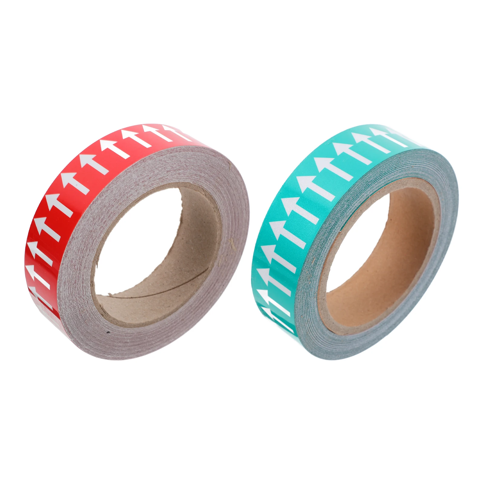 Directional Arrow Stickers for Wall Floor Marking 2 Rolls Adhesive Signs Flow Decals Pipe Labels Easy Use Longevity Practical